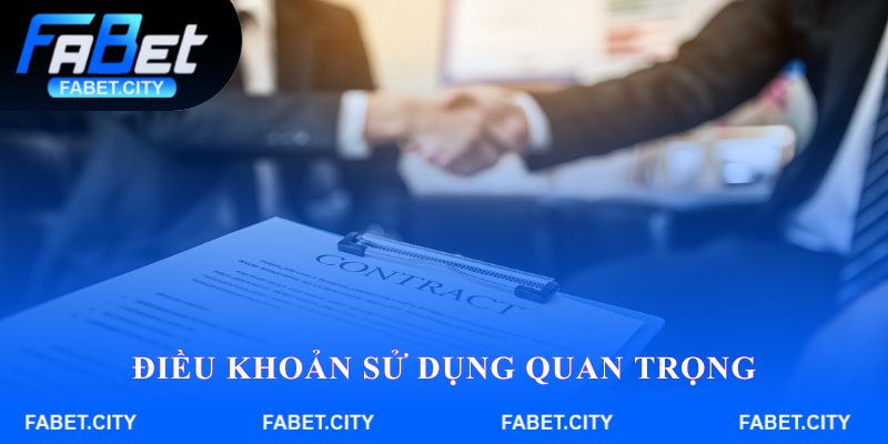Điều khoản sử dụng quan trọng